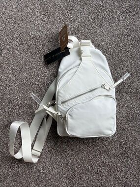 Madden Girl White Crossbody Sling Bag